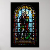 St. George en de draak printen Poster (Voorkant)
