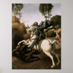 St. George en de Draak, Raphael Fine Art Poster
