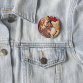 St. George en de Draak Ronde Button 5,7 Cm (In situ)