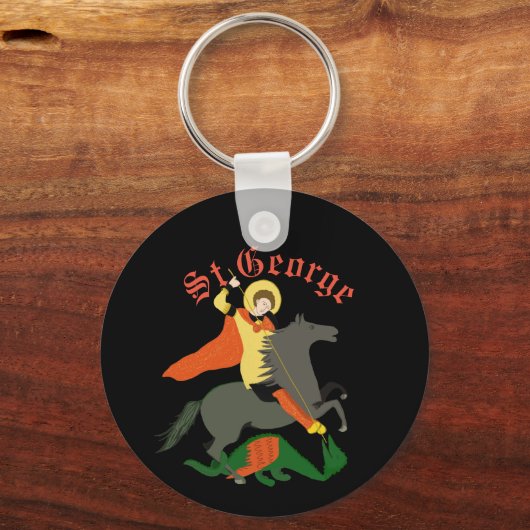 St. George en de Draak Sleutelhanger (Voorkant)
