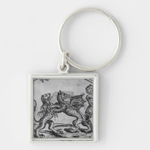 St. George en de Draak Sleutelhanger