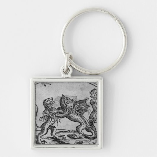 St. George en de Draak Sleutelhanger (Voorkant)