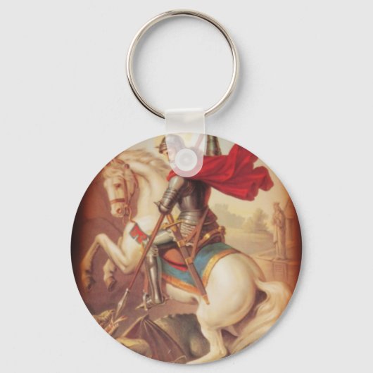 St. George en de Draak Sleutelhanger (Voorkant)
