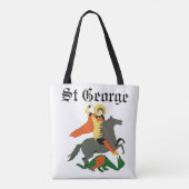 St. George en de Draak Tote Bag (Achterkant)