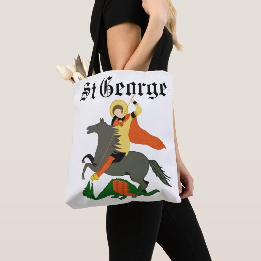 St. George en de Draak Tote Bag (Dichtbij)