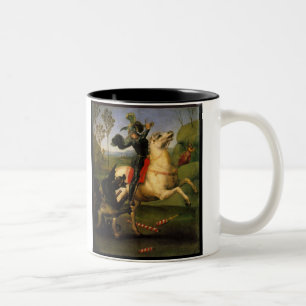 St. George en de Draak Tweekleurige Koffiemok