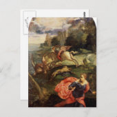 St. George en de Draak van Tintoretto Briefkaart (Voorkant / Achterkant)