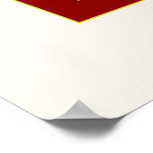 St. George en de Dragon ~  Art Nouveau Poster (Hoek)