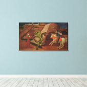 St. George en de Dragon, c.1439-40 Canvas Afdruk (Insitu (Houten vloer))