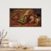 St. George en de Dragon, c.1439-40 Poster (Keuken)