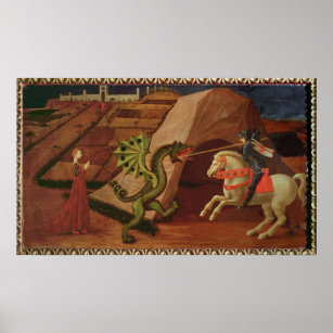 St. George en de Dragon, c.1439-40 Poster