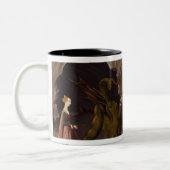 St. George en de Dragon, c.1470 Tweekleurige Koffiemok (Links)