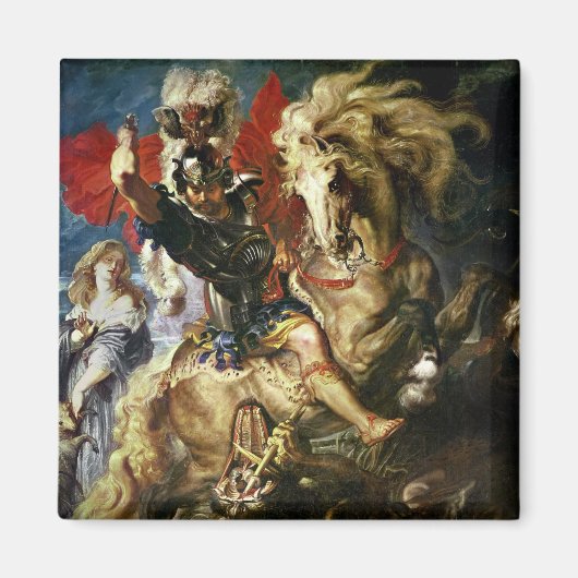 St. George en de Dragon, c.1606 Magneet (Voorkant)