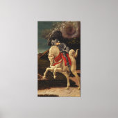 St. George en de Dragon (detail), c.1470 Canvas Afdruk (Voorkant)