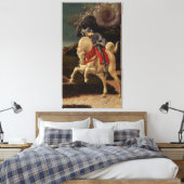 St. George en de Dragon (detail), c.1470 Canvas Afdruk (Insitu (Slaapkamer))