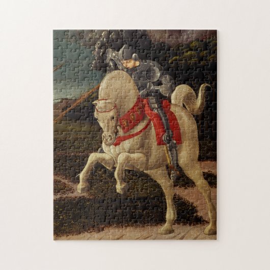St. George en de Dragon (detail), c.1470 Legpuzzel (Verticaal)