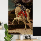 St. George en de Dragon (detail), c.1470 Poster (Thuiskantoor)