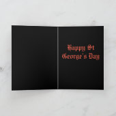 St George en de editable Draak Kaart (Binnen)