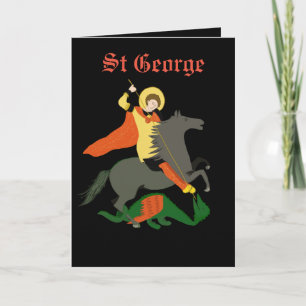 St George en de editable Draak Kaart