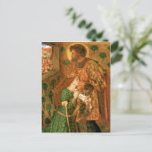 St. George en de prinses Sabra Briefkaart (Staand voorkant)