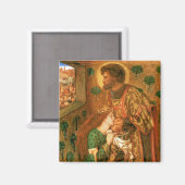 St. George en de prinses Sabra Magneet (Voorkant / Achterkant)