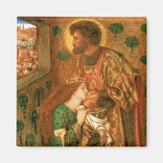 St. George en de prinses Sabra Magneet (Voorkant)
