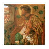 St. George en de prinses Sabra Tegeltje (Voorkant)