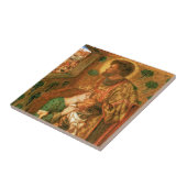 St. George en de prinses Sabra Tegeltje (Zijkant)