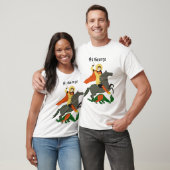 St George en Dragon Design T-Shirt (Unisex)