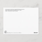 St. George en het drakenbriefkaart Briefkaart (Achterkant)