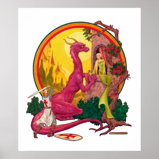 St. George en het Poster Dragon (Voorkant)
