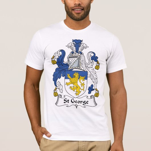St. George Family Crest T-shirt (Voorkant)