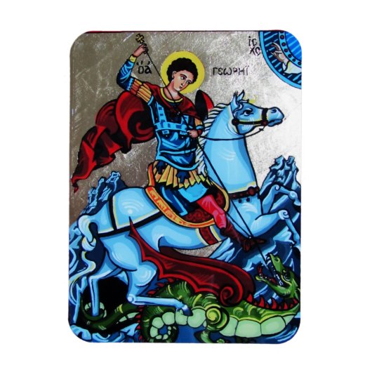 St George Icon Magnet Magneet (Verticaal)