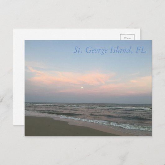 St. George Island, FL Briefkaart (Voorkant / Achterkant)
