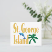 St. George Island Florida Briefkaart (Staand voorkant)