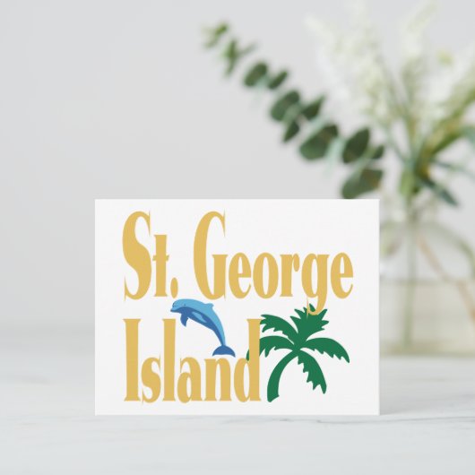 St. George Island Florida Briefkaart (Staand voorkant)