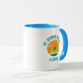 St. George Island Florida Coffee Mok (Voorkant rechts)