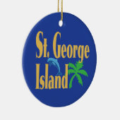 St. George Island Florida Keramisch Ornament (Rechts)