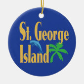 St. George Island Florida Keramisch Ornament (Voorkant)