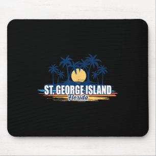 St George Island Florida Retro Surfplank Muismat