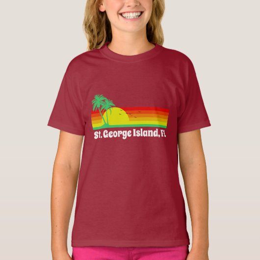 St. George Island Florida T-shirt (Voorkant)