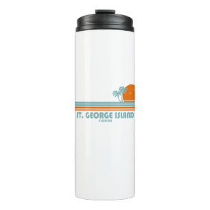 St. George Island Florida Zonnepalmboom Thermosbeker