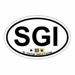 St. George Island. Fotobeeldje Magneet