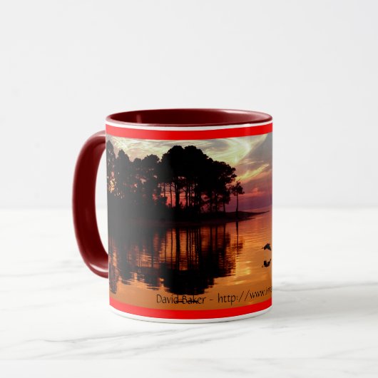 St George Island Herons Mok (Voorkant links)