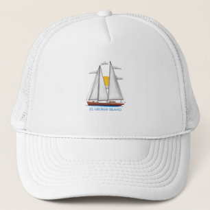 St. George Island Kustzand Nautical Sailor Trucker Pet