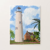 St. George Island Lighthouse - Florida Art Puzzle Legpuzzel (Verticaal)