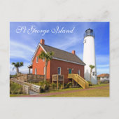St George Island Lighthouse, Florida Briefkaart (Voorkant)