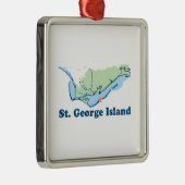 St George Island Metalen Ornament (Rechts)