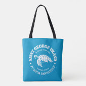 St George Island (zee schildpad) Tote Bag (Achterkant)