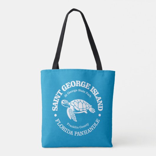 St George Island (zee schildpad) Tote Bag (Achterkant)
